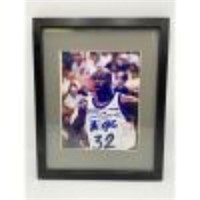 NBA Shaquille O' Neal Orlando Magic Autographed P