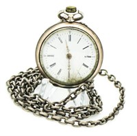 Antique Pocket Watch - Needs Crystal