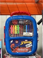 SPIDER-MAN COLOR AND ROLL SET RETAIL $20