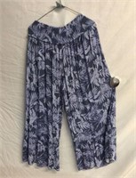 F10) COOL WIDE LEG SUMMER PANTS, WITH SIDE POCKETS
