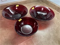 Large serving bowls