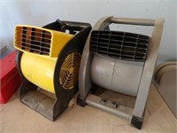 Lot of (2) Portable Electric Fans