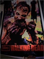 The Walking Dead blacklight poster 35 x23