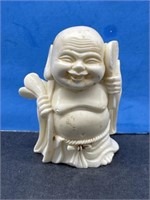 Carved Figure God " Hotei " ( Japan )
