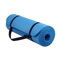 BalanceFrom GoYoga 71x24in Yoga Mat  Blue