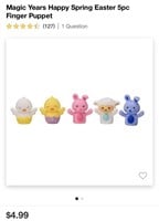 SPRING FINGER PUPPETS QTY 24 (NEW)