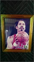 Framed Photo Autographed by Artis Gilmore