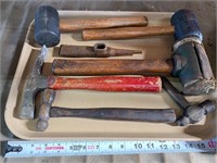 Lot of 7 hammers