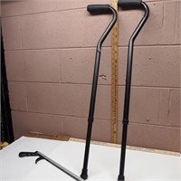 2 Adjustable Height Canes and Handy Helper