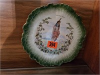 Round Oak advertising plate