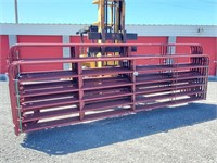 10- 16ft Red Panels & 5-16ft Red Gates