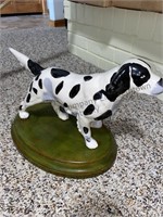 Ceramic Atlantic mold dog figurine, and more