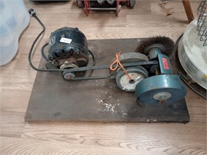 grinder with electric motor