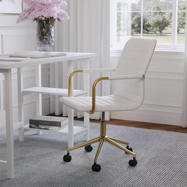 Taytum Faux Wheels Office Chair $220