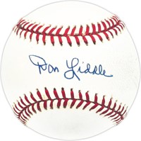 Don Liddle Autographed Baseball Beckett BAS