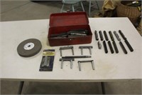 Tool Box w/Replacement Hones & Norton 8" Bench