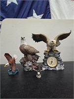 Eagle Figurine Lot of 4