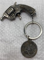 Esso Vintage gun keychain