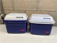 2 small coolers