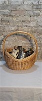 Baskets of Vintage Kitchen Utinsals