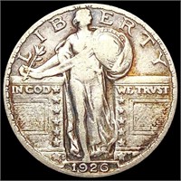 1926-S Standing Liberty Quarter NEARLY