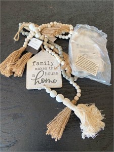 Decorative Tassels & Family Signs