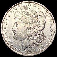 1901 Morgan Silver Dollar CLOSELY UNCIRCULATED