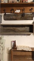 Wooden shelf and board