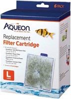 Aqueon Filter Cartridge, Large, 6-Pack