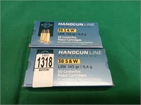 PPU .38 S&W Lead Round Nose 145gr. 50 rounds per