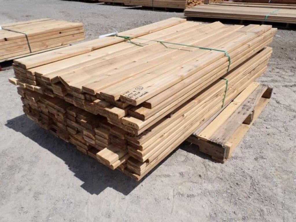 Qty Of 5/4 In. x 4 In. x 6 Ft. Low Grade Western