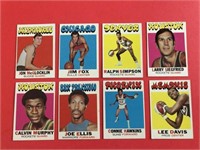 1972 Topps Basketball Card Lot of 8
