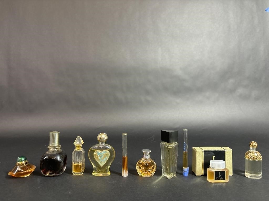 10 Miniature and Sample Sized Perfumes