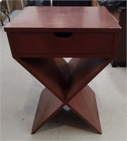 Wood Table with drawer 16"x18"x28" tall