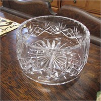 CRYSTAL BOWL 7" X 3 1/2" HIGH