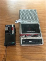 Cassette and mini cassette recorders. No cords