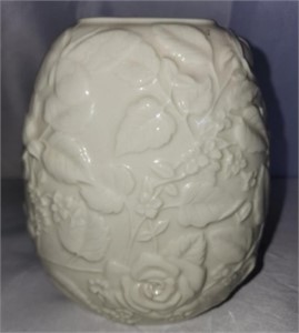 Gorgeous off white porcelain vase