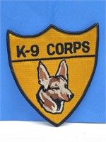 K-9 Corps Shield Shaped Uniform Dress Patch - a