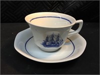 Wedgewood China Teacup and Saucer