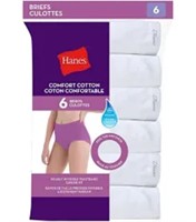 Hanes Women's 6 Pack Core Cotton Panty briefs