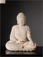 Chinese Blanc De Porcelain Buddha Statue