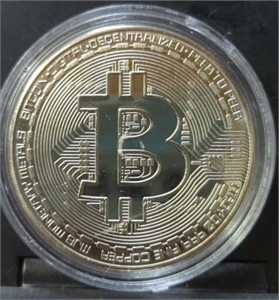 Silvertone Bitcoin cryptocurrency coin