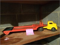 Vintage tow truck toy
