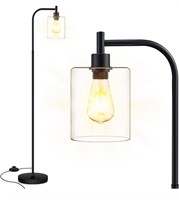 BoostArea Standing Lamp with Glass Shade