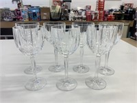 7 Marquis Waterford Large Crystal Wine Glasses