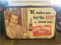 RC cola Arlene Dahl advertising piece/26×40"