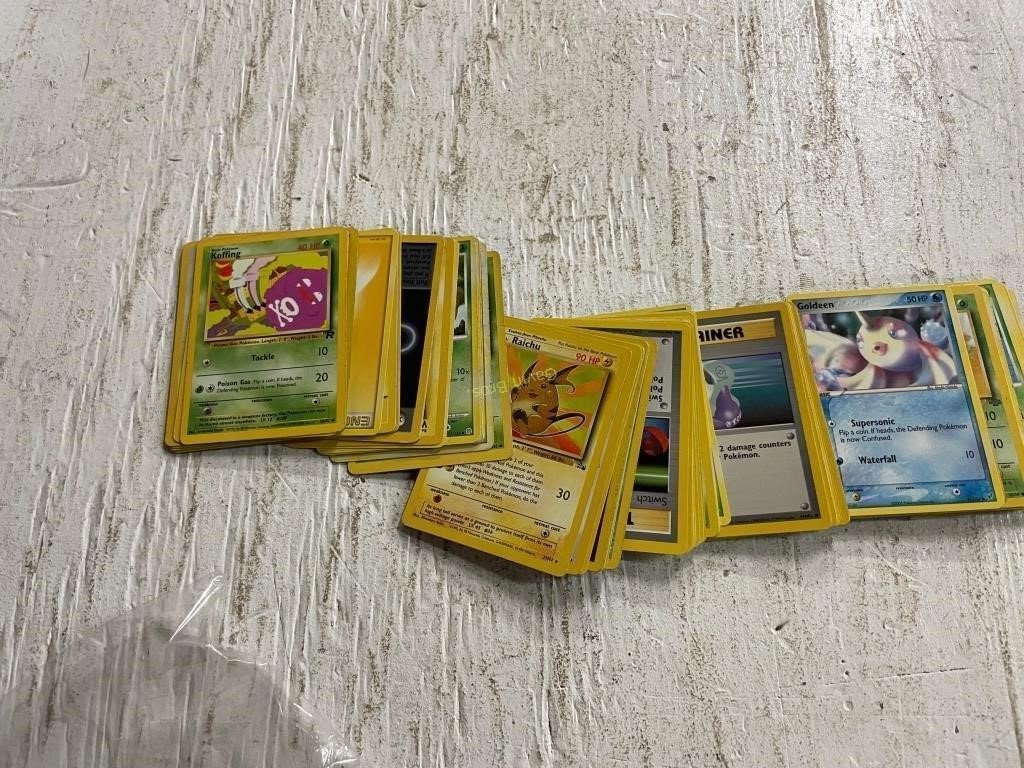 Unsearched Early Pokémon Cards