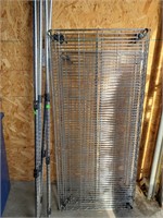 (1)  54"×24" 3 Shelf Wire Rack Shelf