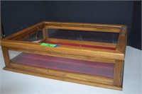 Felted Wood Display Case No Glass