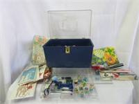 Assorted Sewing Items in Box